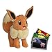 Lively Moments Pokemon Plüschtier / Kuscheltier / Plüschfigur Evoli / Eevee + Exklusive GRATIS Grußkarte