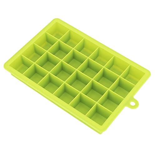 Molde de Silicona para Cubos de Hielo Cuadrados 24 Cavidades miniatura 2