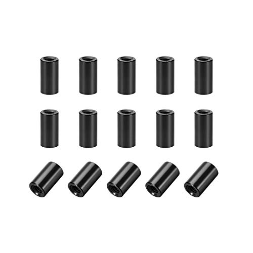 Entretoises rondes alu M3 x 10 mm noires pour finitions de drone FPV