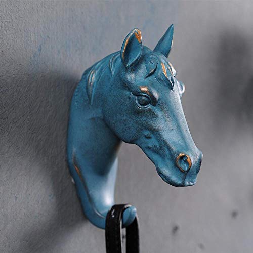Patère murale tête d'animal 3D finition bronze créative - 5