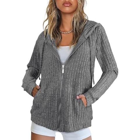 Flikity Zip Up Hooded Cardigan for Women Cover