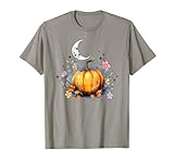 Photo Gallery fiore vintage estetico di zucca autunnale di halloween maglietta Photo Gallery fiore vintage estetico di zucca autunnale di halloween maglietta
