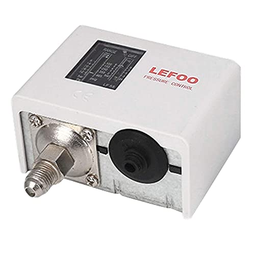 Lefoo Lf5510 Adjustable Hvac Pressure Control/Steam Boiler Pressure Switch/Single Refrigeration/Air Water Pump Compressor Pressure Switch 14.5Psi~145Psi #TOP5