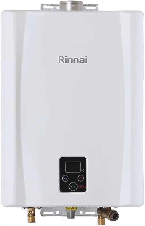 Rinnai E21-21 litros GN (Gás Natural) Branco - Aquecedor de Água a Gás Digital REU-E211 FEH