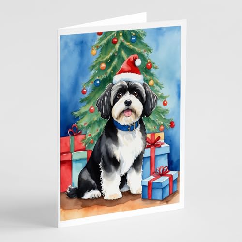 Caroline's Treasures Havanese Dogs Blank 5x7 Note Cards Set of 8