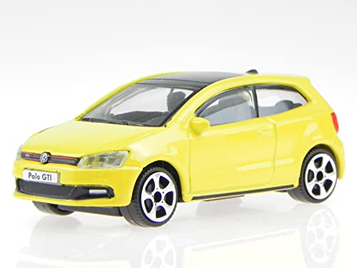 Bburago VW Polo GTI Mk5 gelb Modellauto 30233 1:43