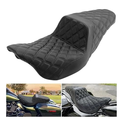 Asiento para conductor y pasajero con acabado premium para Electra Glide 2