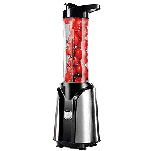 Exprimidor – Licuadora portátil, licuadora portátil recargable, vaso exprimidor, batidora de frutas de una sola porción, licuadora de viaje pequeña con tapa de viaje,