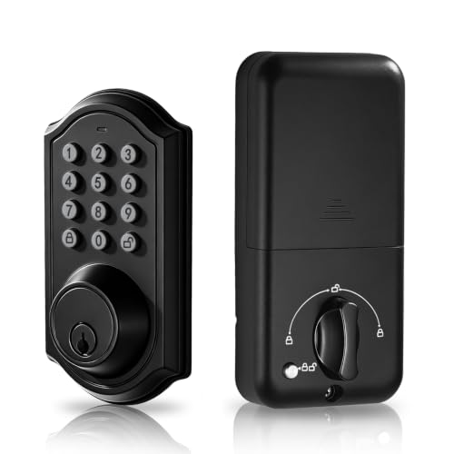 Keyless Entry Door Lock with Keypad, Electronic Deadbolt for Front Door - image 1