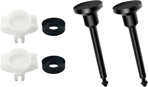 2pcs Tub Spout Diverter Replacement Kit,Tub Diverter Leaky Repair Parts,Includes 2 Diverter Valve Stems, 2 Cup Seals and 2 Gates