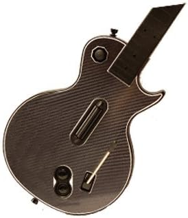 3D Carbon Fiber Black - Vinyl Decal Mod Skin Kit by System Skins - Compatible with Guitar Hero 3 Controller GH3 for Xbox 360 or PS3