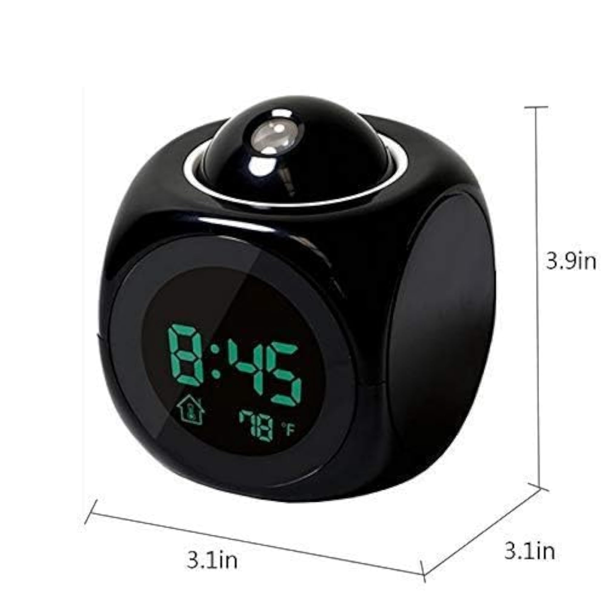 Plastic LCD Talking Digital Alarm Clock