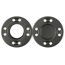 6PCS/Set Magnet Buttons Sewing Supplies Magnetic Metal Buckle 3 Pairs Invisible Snap Buttons Fastener for Clothing Coat Handmade DIY Accessory 20mm, Black