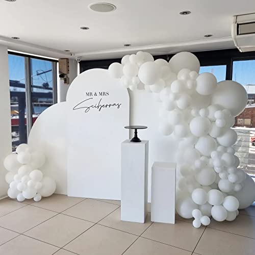 Zfunbo White Balloons Garland Arch Kit 95 Pcs White Balloons Different Sizes 18/12 /10/5 Inch White Latex Balloons With Garland Strip For Birthday Baby Shower Wedding Christmas Party Decorations #TOP3