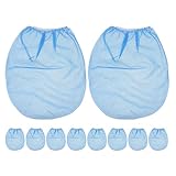 COHEALI 10 Stück Farbsiebbeutel für 1 Gallonen Eimer Feinmaschiges Maschengewebe mit Elastischem Gummizug Auslaufsicherer Farbeimer Filterbeutel für Maler und Gartenarbeiten