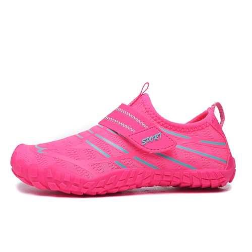 Water Shoes Kids Boys Girls Quick Dry Barefoot Aqua Socks Swim Beach Pool Boat Shoe for Toddler Little Big Kid Black Blue Pink Green3