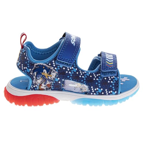Josmo Boy's Sonic The Hedgehog Lighted Sandal (Toddler/Little Kid)2