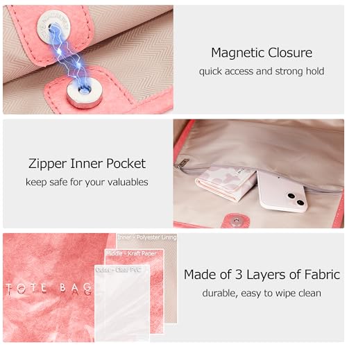 Bolso Tote Grande para Mujer KALIDI PVC miniatura 4