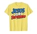 Girls Jesus is My Superhero Christian Toddler Kids Women God T-Shirt