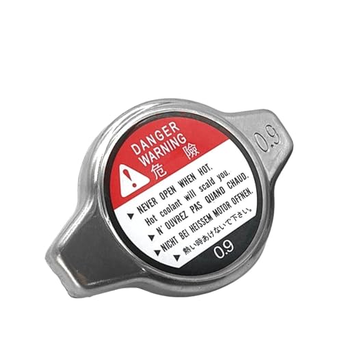 MNEVZX Termostatos del Motor Termostato montaj 1/5 Piezas 0,9/1,1 Piezas de automóvil Tapas de radiador de refrigeración de automóvil universales Cubierta antiescaldaduras Tanque de Agua(0.9 Bar)