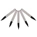 EnPoint™ High-precision Carbide CNC Engraving Tool Bits 3.175mm 1/8" Shank 30 Degree 0.5mm Tip Dia Sharp Metal Engraving V-bits for PCB Wood Acrylic Copper Aluminum (Pack of 5)