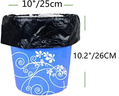 1.2-1.5 Gallon/180Pcs Small Wastebasket Trash Bags Black Garbage Bag,Thin Material, Bedroom Office Trash Can Liners #TOP3