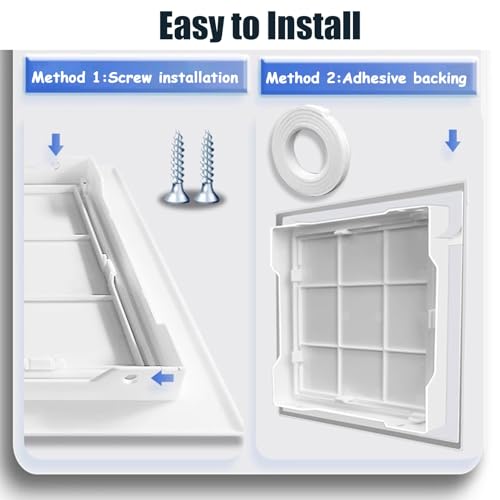 Panel de acceso Electl 100x100 mm para fontanería y techos en acabado blanco 5