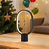 Leisure Stay Heng Balance Table Lamp, LED Magnetic LampοΌCreative Design,Bedside Light with Touch Dimmer, Eye-Care Table Light for Bedroom