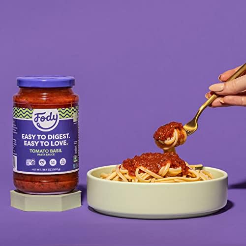 Fody Foods Tomato Basil Pasta Sauce, 19.4 Ounces, Low Fodmap Certified, Sensitive Recipe & Gut Friendly, Premium Quality Ingredients, Non-GMO, Pack of 3, Packaging May Vary - Thumbnail 6