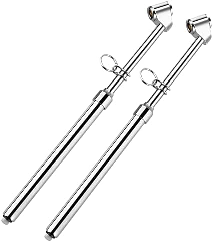 ATsafepro Truck Tire Pressure Gauge,Heavy Duty Pen Tire Gauge Range to 150PSI/10Bar,Dual Head Air Pressure Gauge (Pack of 2)