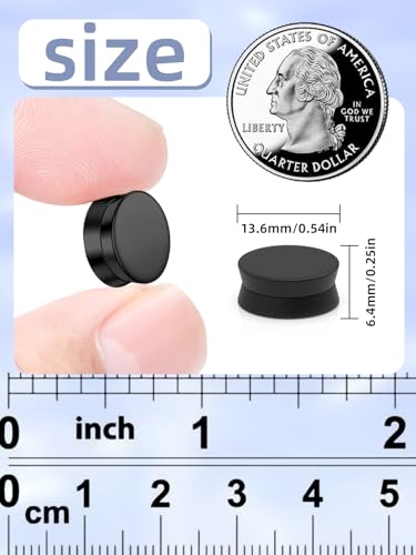 Image of Evnlo 12 Pairs Strong Hijab Magnets, Thin Pinless Magnetic Hijab Pins for Scarf, Shirt, Veil, Dress- No-Snag Matte, Multi-Use for Women