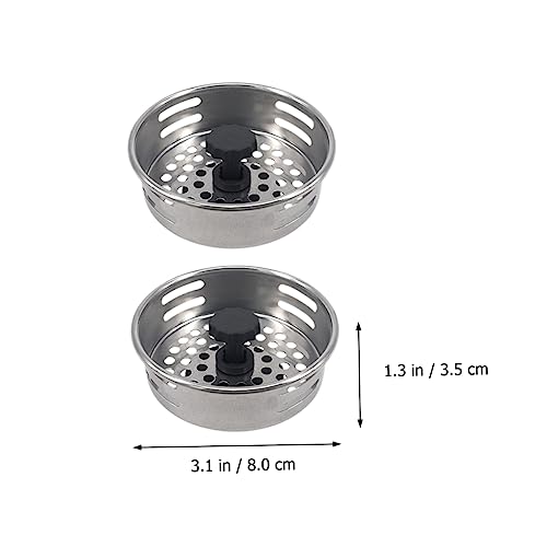 Filtro para desagüe de lavabo de baño STOBOK 4 piezas miniatura 7