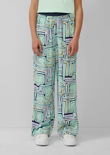 Pantalones anchos de viscosa s.Oliver de corte fluido y caída elegante premium 2