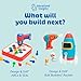 Educational Insights Design & Drill Bolt-It Bucket - Construction Toys & Toddler Tools, Kids Tool Set with Real Electric Drill Toy, Take Apart STEM Set, Building Kits and Gifts for Ages 3+