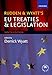 Produktbild Rudden and Wyatt's EU Treaties and Legislation