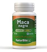 NaturBite Maca Black Forte 4000 mg, 60 tabletten Hoge concentratie