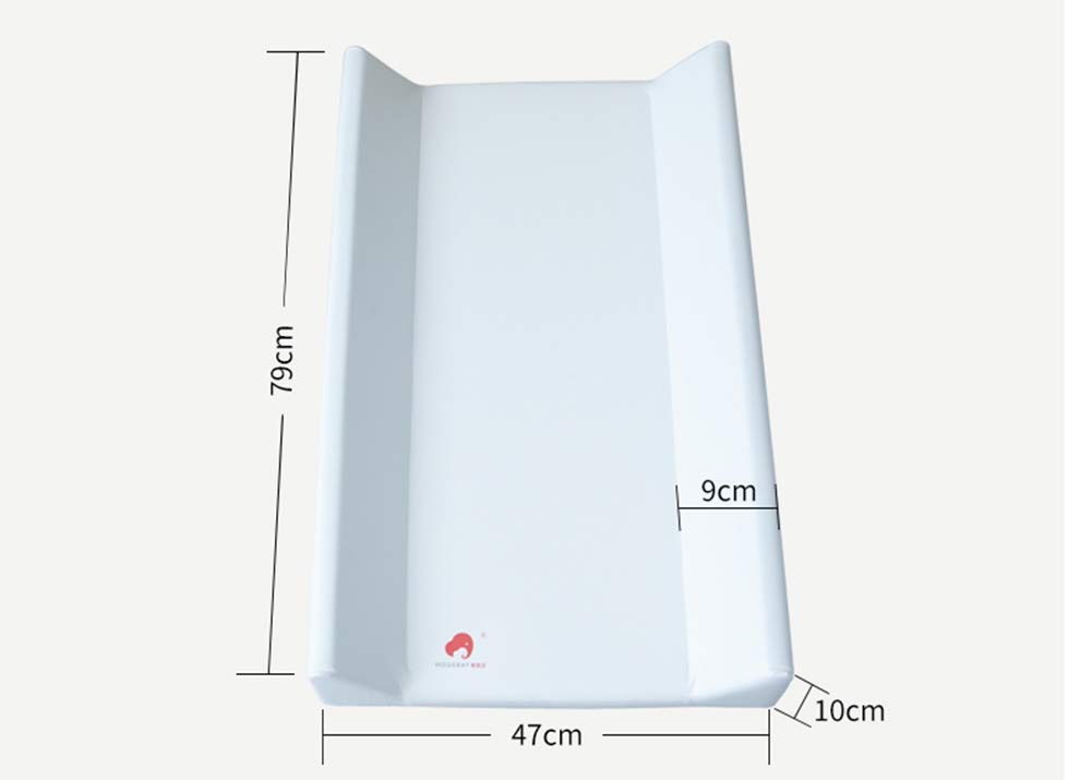 Cambiador de Pañale,Portátil para Cuna, Tela Impermeable, 79 cm de Largo, Apto para 0-12 Meses