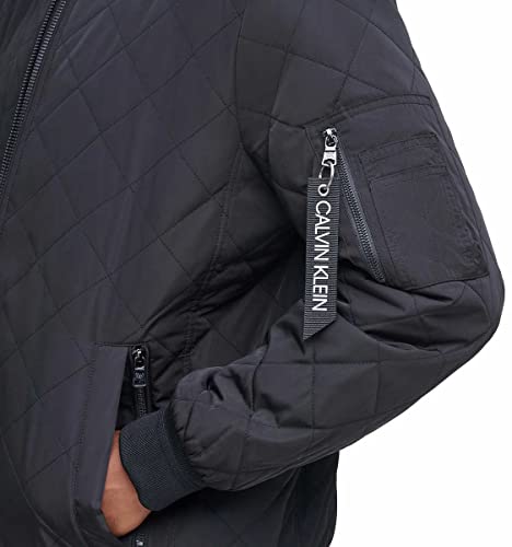 Calvin Klein Men's Quilted Baseball Jacket (L) #TOP3