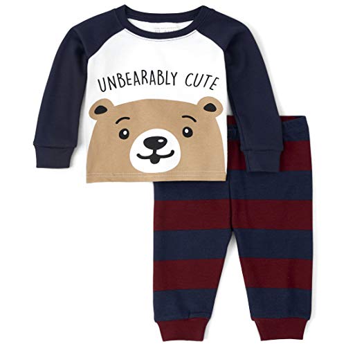 Image of The Children's Place Boys' Baby and Toddler Bear Snug Fit Cotton Pajamas
