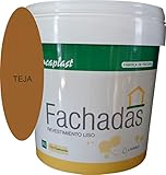 DURCAPLAST PINTURA FACHADAS COLORES Revestimiento de fachadas colores mate. Extraordinaria resistencia al roce, TEJA 14)