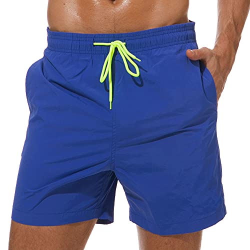 Summer Code Mens Swim Trunks with Mesh Lining Quick Dry Beach Shorts Swimming Bathing Suits