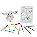 Star Wars Mandalorian Baby Yoda Coloring & Sticker Activity Set for Kids with Travel Carrying Case