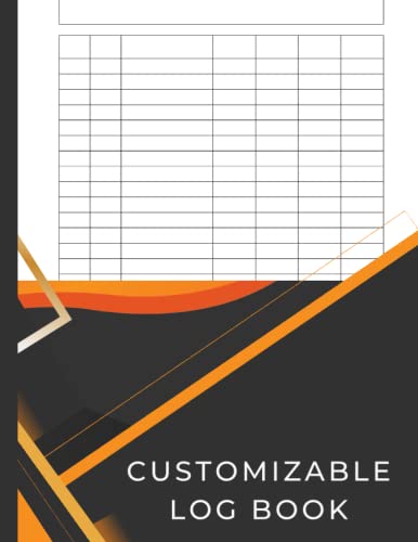 Customizable Log Book | Debit and Credit | Employee Time Log | Vehicle Maintenance | Inventory and Equipment | Budget Planner | Bill Tracker | Spending Tracker | 8.5  x 11  | 100 Pages