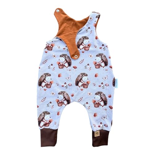 Igelchen Herbsttraum – Handgemachter Baby-Strampler (62)