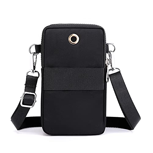 Women Crossbody Cell Phone Purse Smartphone Shoulder Bag Sport Armband For Samsung Galaxy Note 20 Ultra/ S21 Ultra/S20 Plus/A71 A21S, Lg Stylo 6/V60 Thinq/K51S, Moto G Power Stylus/Oneplus 8 Pro,Black #TOP4