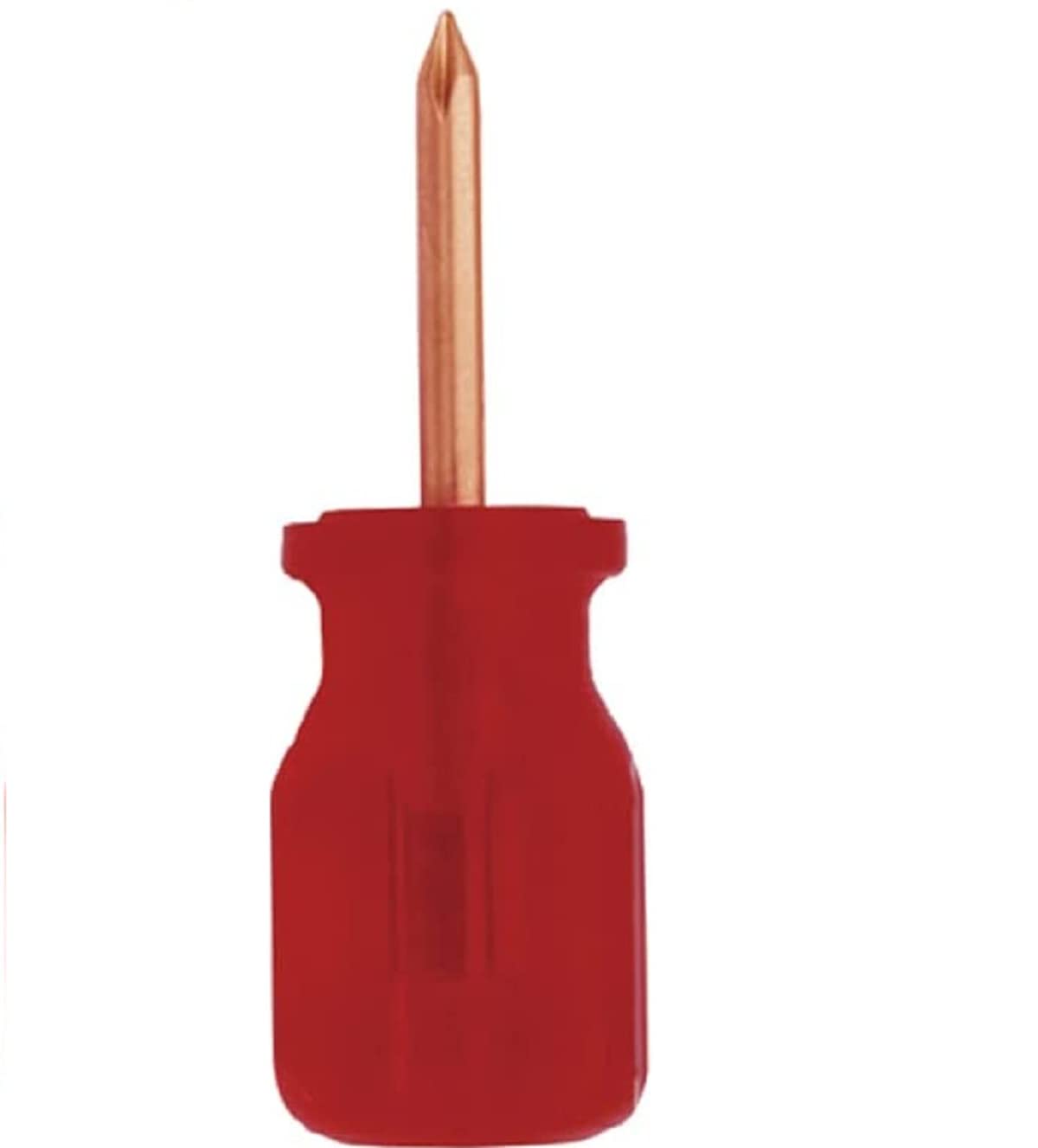 WEDO Funkenfrei Kreuzschlitzschraubendreher，Explosionsgeschützter Schraubendreher, Kurz,Nicht magnetisch,Berylliumkupfer,BAM/FM/DIN Standard,3 * 36mm