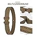 BOMTURN Great Tactical Belt Molle Duty Belt Quick Release Battle Belts 1.75 Inner & Outer Belt Anti-Slip Adjustable for Men Women Outdoor