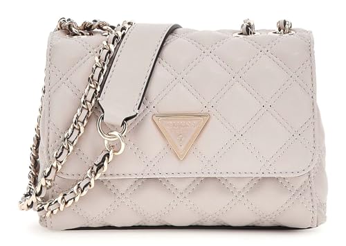 Sac Guess Giully II Mini convertible et matelassé couleur taupe