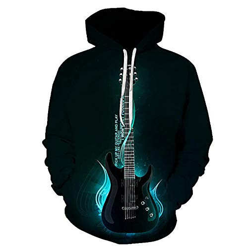 Sweat à capuche guitare 3D le cadeau parfait pour enfant