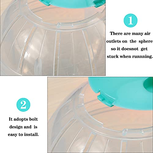image for Sumind 2 Pieces Hamster Exercise Ball, 5.7 Inch Hamster Running Ball T